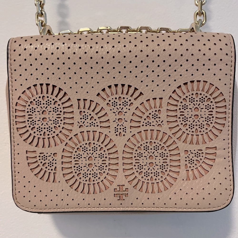 Tory Burch Zoey Shrunken Shoulder Bag